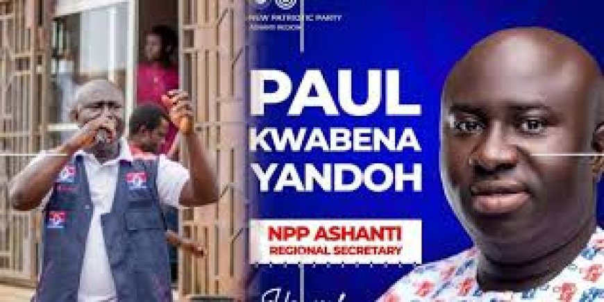 NPP’s Paul Yandoh Describes Appointment of Special Prosecutor as a Mistake