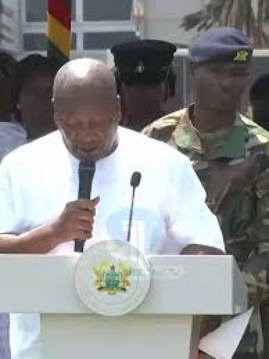 President Mahama: “Even the Office I Hold Is Not Above the Law”