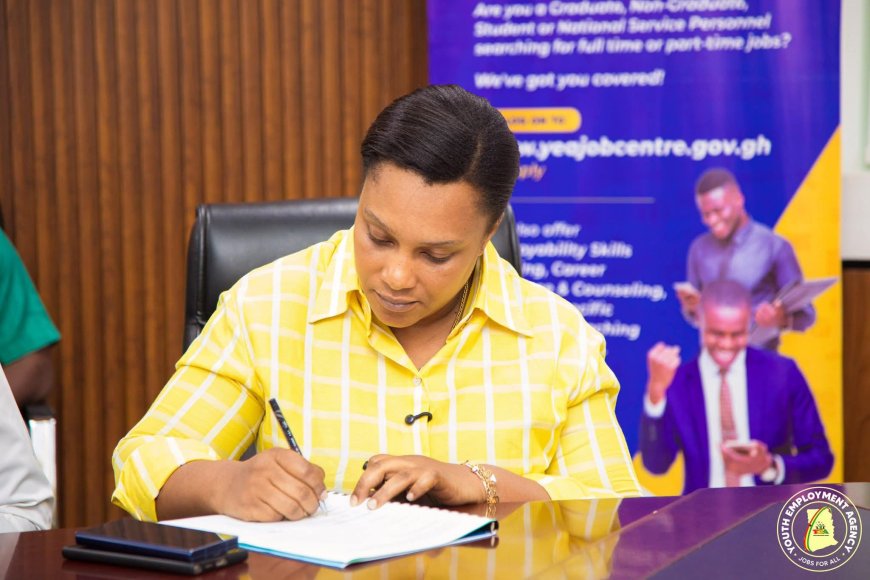 YEA Signs MoU with Weave Ghana to Train and Recruit 2,000 Youth