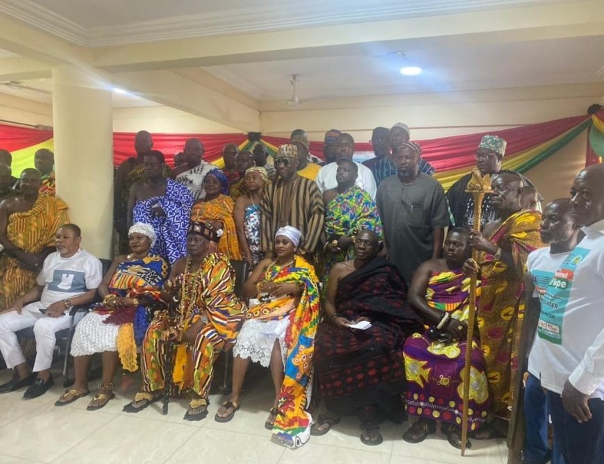 Dr. Emmanuel Appoh Mensah, Chiefs, and Stakeholders Grace Launch of Mental Health & Disability Rights Initiative in Gomoa East