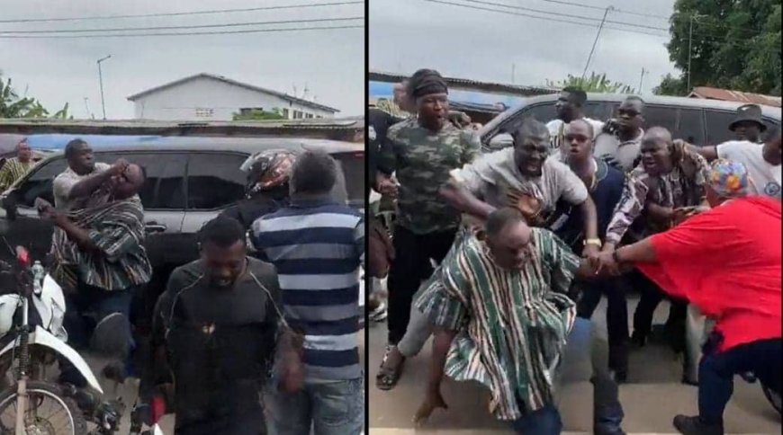 NPP Deputy National Organiser Chris Asamoah Assaulted Amid Chaos in Ablekuma North Rerun