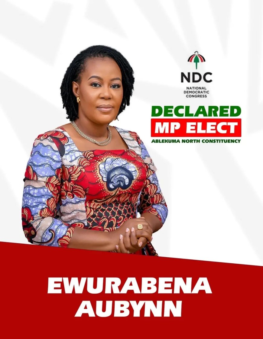 NDC’s Ewurabena Aubynn Wins Ablekuma North Parlimentary seat