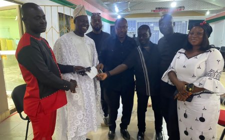 Former Gomoa East Parliamentary Aspirant Dr. Emmanuel Appoh Mensah Joins NDC Gomoa East to Mourn with Comrade Rev. Aketa Bamaya