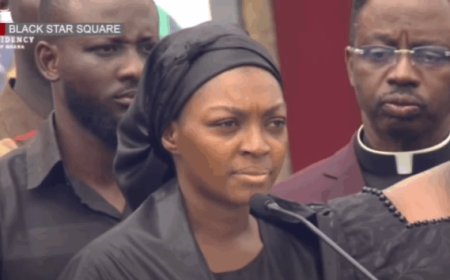 “Manaen, What’s This Grief? What Do I Do With It?” – Wife of Flying Officer Twum Ampadu Pays Heart-Rending Tribute