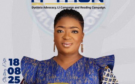 Morkporkpor Fiador Begins 240-Hour Marathon Reading Aloud Challenge at National Children’s Library