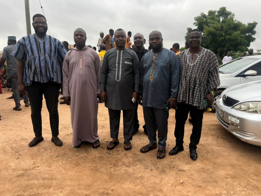 Dr. Emmanuel Appoh Mensah Joins Kojo Oku, Upper Nyanyano Leaders to Mourn Late Mr. J. K. Bosumprah