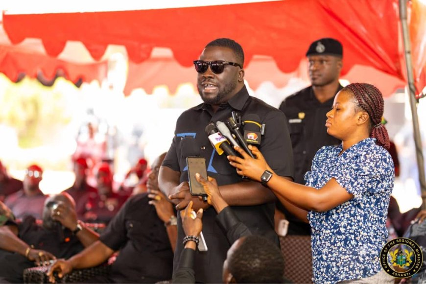 Ashanti Regional Minister Leads Delegation to Console Families of Late Dr. Samuel Sarpong and Mr. Samuel Aboagye