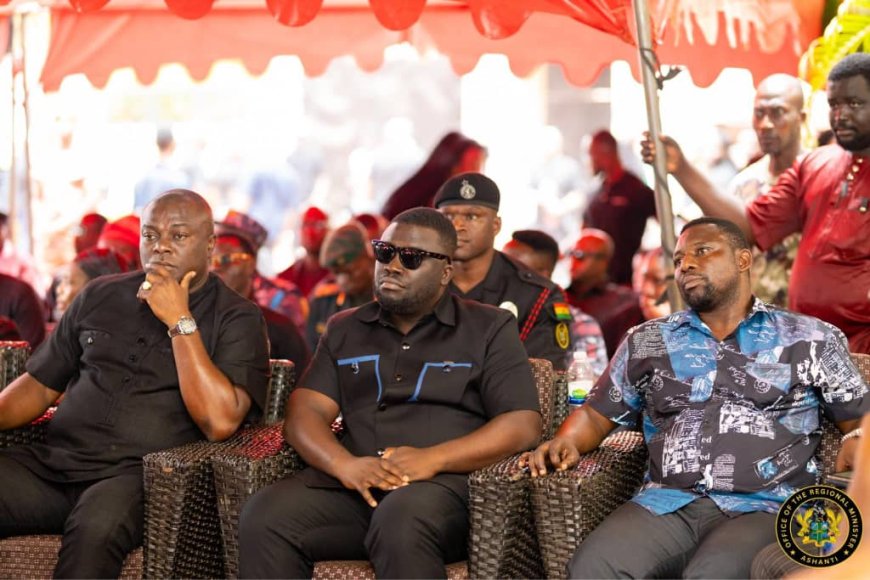Ashanti Regional Minister Leads Delegation to Console Families of Late Dr. Samuel Sarpong and Mr. Samuel Aboagye