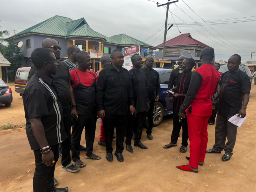 Dr. Emmanuel Appoh Mensah Mourns with NDC Gomoa East at Funeral of Rev. Samuel Nii Acquanor Sackey