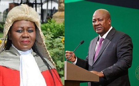 Mahama Removes Chief Justice Gertrude Torkonoo from Office