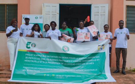 ECOWAS Trains Trainers in Benin to Promote Menstrual Hygiene and Dignity for Young Girls