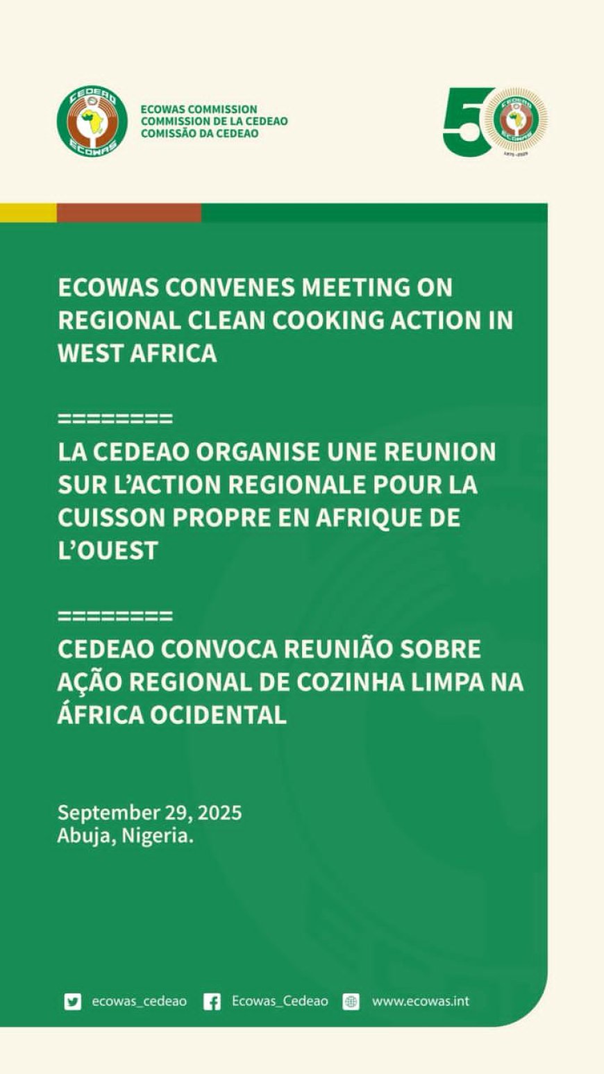 ECOWAS Hosts 2025 Youth Creative Conference on Silencing the Guns in Abuja