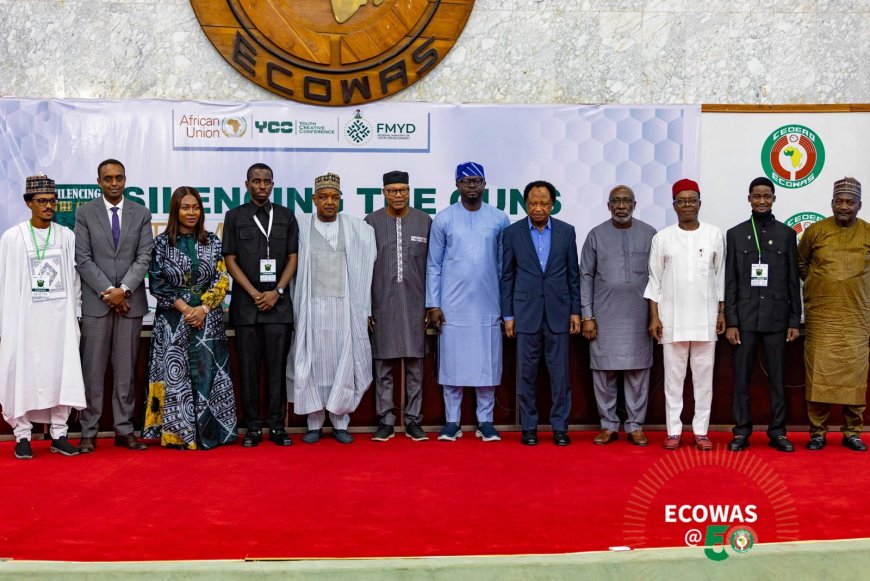 ECOWAS Hosts 2025 Youth Creative Conference on Silencing the Guns in Abuja